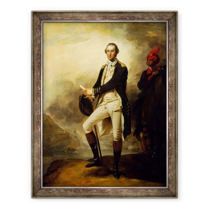 Tablou inramat - John Trumbull - George Washington, 70 x 90 cm