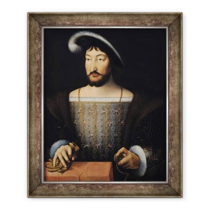 Tablou inramat - Joos van Cleve - François I 1497-1547, 70 x 85 cm