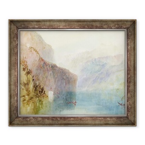 Tablou inramat - Joseph Mallord William Turner - Chapel Tell, Lacul Lucerna, 70 x 85 cm