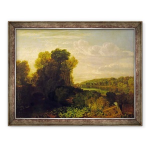 Tablou inramat - Joseph Mallord William Turner - Tamisa la Weybridge, 60 x 80 cm