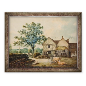 Tablou inramat - Joseph Wright - Ferma langa Aston Hall, 70 x 90 cm