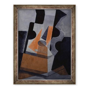 Tablou inramat - Juan Gris - Chitara Natura moarta cu chitara, 70 x 90 cm