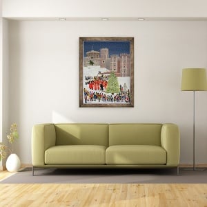 Tablou inramat - Judy Joel - Concert Carol Castelul Windsor, 60 x 80 cm - Img 2