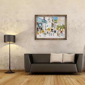 Tablou inramat - Judy Joel - Jessies Lactate in Mousehole, 60 x 80 cm - Img 2