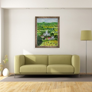 Tablou inramat - Judy Joel - O nunta la tara, 60 x 80 cm - Img 2