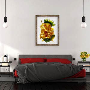 Tablou inramat - Julia McLemore - Floarea-soarelui Chiquita, 70 x 90 cm - Img 2