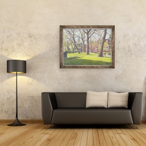 Tablou inramat - Julian Barrow - Mount Street Gardens, 60 x 80 cm - Img 2