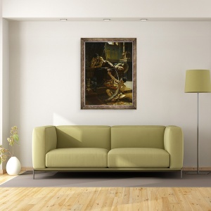 Tablou inramat - Julius Kronberg - David si Saul, 70 x 90 cm - Img 2