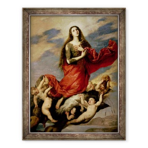 Tablou inramat - Jusepe de Ribera - Adormirea Maicii Domnului Magdalena, 70 x 90 cm
