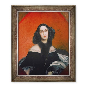 Tablou inramat - Karl Pavlovich Bryullov - Portretul lui M.A. Bek, 50 x 60 cm