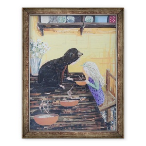 Tablou inramat - Kirstie Adamson - Goldilocks & Little Bear, 70 x 90 cm