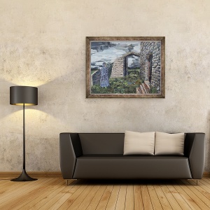 Tablou inramat - Kirstie Adamson - Povestea cu fantome, 60 x 80 cm - Img 2