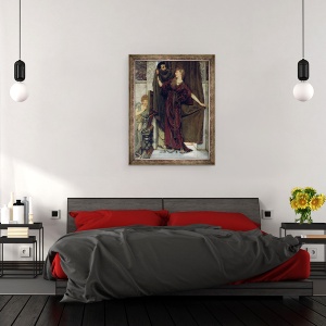 Tablou inramat - Lawrence Alma-Tadema - Sora mea nu este in, 70 x 90 cm - Img 3
