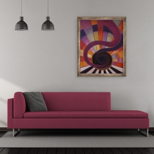 Tablou inramat - Lee Campbell - Jazz 2 2012, 50 x 60 cm - Img 2