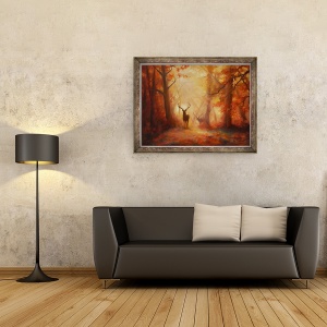 Tablou inramat - Lee Campbell - Majestate, 60 x 80 cm - Img 2