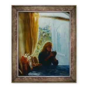 Tablou inramat - Lee Campbell - Vizitatorul, 70 x 85 cm