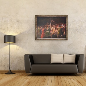 Tablou inramat - Lincoln Seligman - Giffords Circus 4, 70 x 90 cm - Img 2
