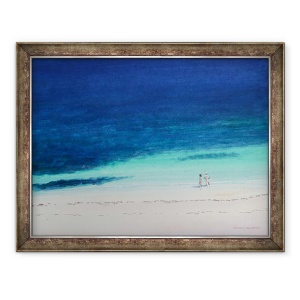 Tablou inramat - Lincoln Seligman - Plaja Kilifi I, 60 x 80 cm