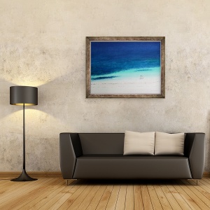 Tablou inramat - Lincoln Seligman - Plaja Kilifi I, 70 x 90 cm - Img 2