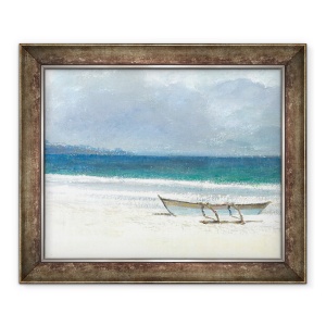 Tablou inramat - Lincoln Seligman - Plaja Thalassa, 50 x 60 cm