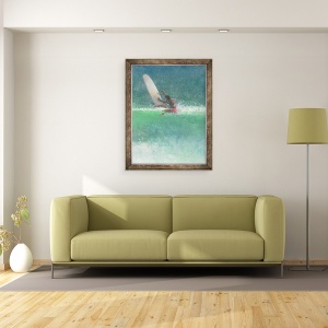 Tablou inramat - Lincoln Seligman - Surfing 1, Sri Lanka, 60 x 80 cm - Img 2