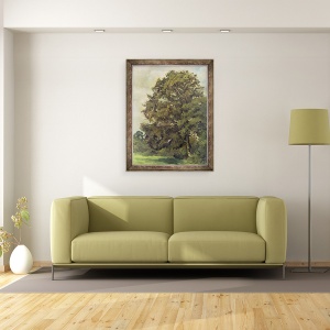 Tablou inramat - Lionel Constable - Studiul unui frasin, 60 x 80 cm - Img 2