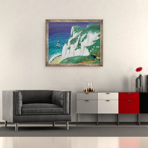 Tablou inramat - Lisa Graa Jensen - Cuier Cliff, 70 x 85 cm - Img 2