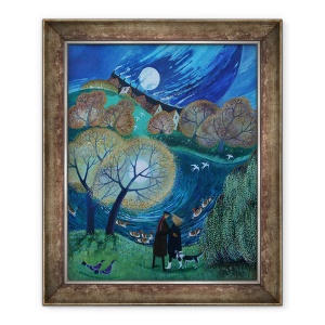 Tablou inramat - Lisa Graa Jensen - Reflectii linistite, 50 x 60 cm