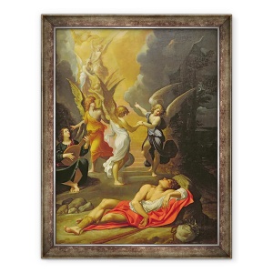 Tablou inramat - Lodovico Carracci - Visul lui Iacov, 70 x 90 cm