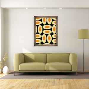 Tablou inramat - Louisa Hereford - Cercuri, 70 x 90 cm - Img 2