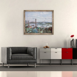 Tablou inramat - Lovis Corinth - Vedere de Kohlbrand, 70 x 85 cm - Img 2
