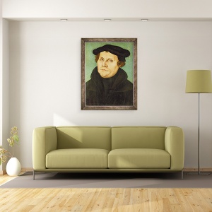 Tablou inramat - Lucas Cranach the Elder - Luther ca profesor, 60 x 80 cm - Img 2