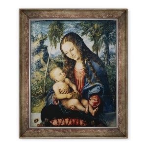 Tablou inramat - Lucas Cranach the Elder - Madonna sub brad, 70 x 85 cm