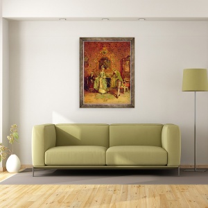 Tablou inramat - Luis Alvarez Catalá - Scripcarul, 60 x 80 cm - Img 2