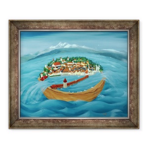 Tablou inramat - Magdolna Ban - Inundatii, 70 x 85 cm