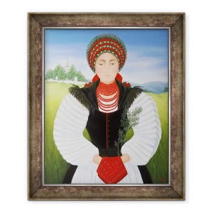 Tablou inramat - Magdolna Ban - Mireasa Transilvaniei, 50 x 60 cm
