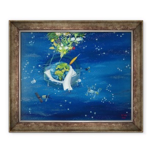 Tablou inramat - Magdolna Ban - Pamant bolnav, 50 x 60 cm