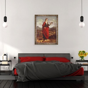 Tablou inramat - Marco Basaiti - Sfanta Ecaterina din Alexandria, 70 x 90 cm - Img 3
