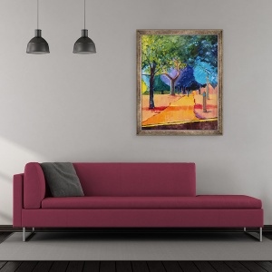 Tablou inramat - Marco Cazzulini - Parc, 50 x 60 cm - Img 2