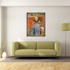 Tablou inramat - Marie Clementine Valadon - Portretul Mamei Artistului, 60 x 80 cm - Img 2