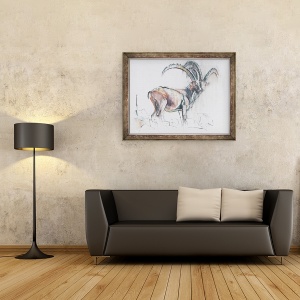 Tablou inramat - Mark Adlington - Col di Vermianaz, 70 x 90 cm - Img 2
