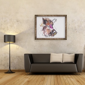 Tablou inramat - Mark Adlington - Dzik, 60 x 80 cm - Img 2