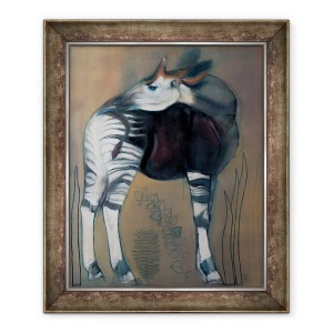 Tablou inramat - Mark Adlington - Okapi, 70 x 85 cm