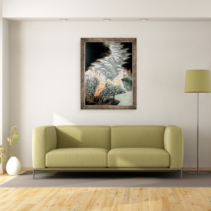 Tablou inramat - Mary Kuper - Lebedele Salbatice, 70 x 90 cm - Img 2