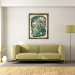 Tablou inramat - Mary Kuper - Sirena, 60 x 80 cm - Img 2