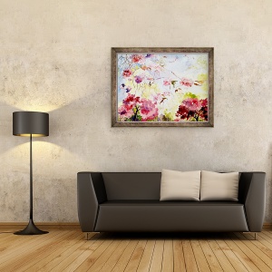 Tablou inramat - Mary Smith - flori de cires in parc, 60 x 80 cm - Img 2