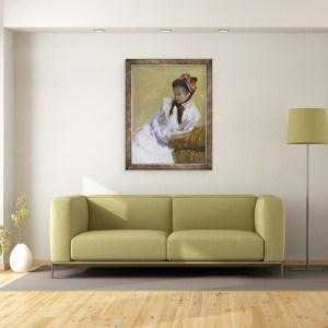 Tablou inramat - Mary Stevenson Cassatt - Portretul Artistului, 70 x 90 cm - Img 2