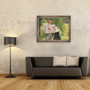 Tablou inramat - Max Kurzweil - Convalescentul, 60 x 80 cm - Img 2
