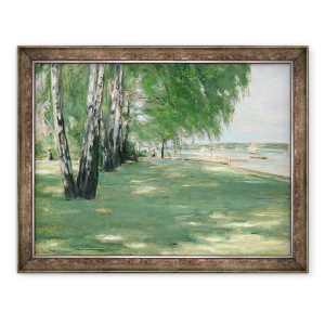 Tablou inramat - Max Liebermann - Gradina Artistului din Wannsee, 60 x 80 cm