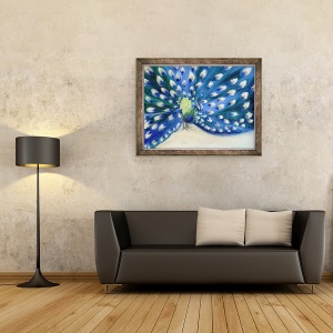 Tablou inramat - Nancy Moniz Charalambous - Ochi de Paun, 2013, 60 x 80 cm - Img 2